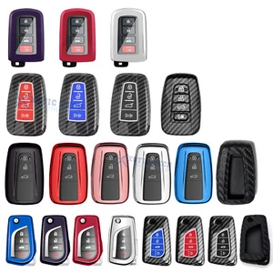 Key Fob Cover Protector Skin For Toyota Corolla Camry RAV4 Tacoma Highlander - Picture 1 of 23