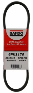 BANDO SERPENTINE DRIVE BELT 6PK1170 ( FOR 2013 - 2017 HONDA ACCORD V6 3.5L) - Picture 1 of 1
