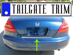 ForACCORD cupé 2003 04 05 06 07 08-12 moldura de maletero de puerta trasera cromada - Imagen 1 de 6