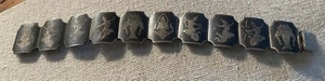 Bracciale pannello argento sterling Siam misura 6,5” chiusura scatola vintage/antico - Foto 1 di 9