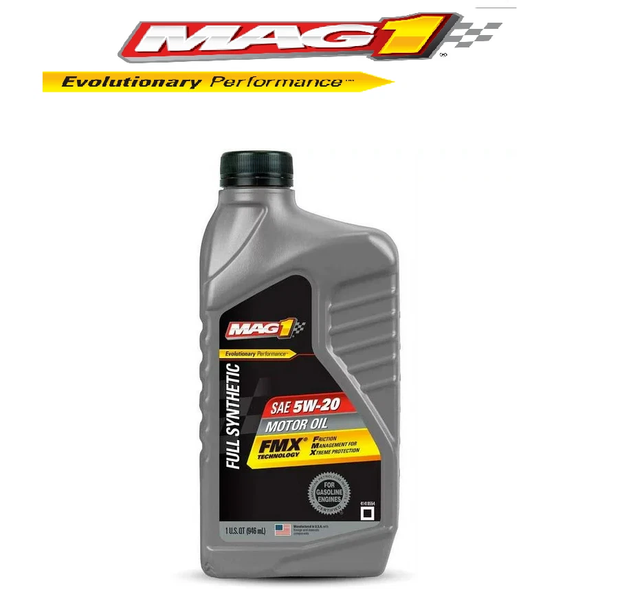 Aceite de motor sintético completo MAG1 5W-20 FMX 1 cuarto paquete de 1 hecho en Estados Unidos Foto 1 de 1