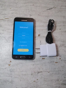 Samsung Galaxy J320A Duos 16GB Black 4G Smartphone AT&T - Picture 1 of 4
