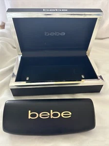Bebe Hard Shell Glasses Case And Watch Case Lot Of Cases Only - Picture 1 of 8