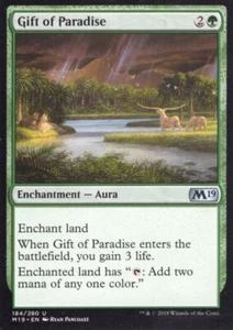 GIFT OF PARADISE 184/280 CORE SET 2019 M19 MTG MAGIC NM - Picture 1 of 1