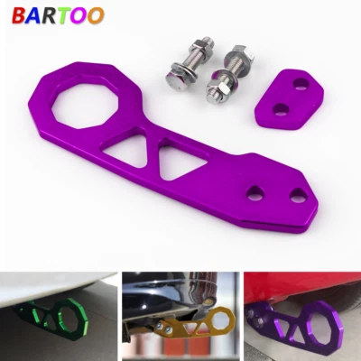 Kit de gancho de remolque trasero de aluminio Racing para Integra EG EK DC púrpura Foto 1 de 4