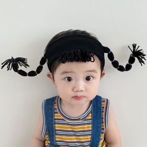 Funny Baby Hair Wig Pigtail Infant Hair Bands Wig  Photography Props