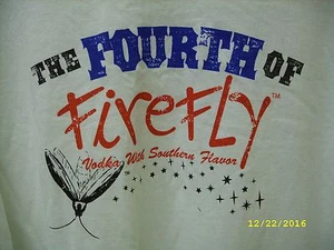 Firefly Sweet Tea Vodka - "Fourth of Firefly" Herren Promo T-Shirt *NEU* - Bild 1 von 4