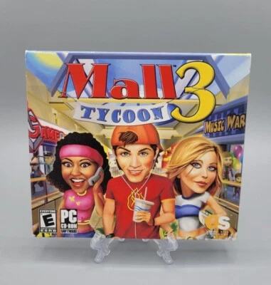 Mall Tycoon 3 (PC CD-ROM, 2005) NEW Sealed Windows 2000 XP - Image 1 of 4