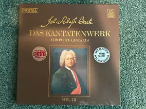 AUDIOPHILE HARNONCOURT BACH CANTATAS VOL. 45 2LP TELDEC 244 194-1 ED1 RARE - Picture 1 of 5