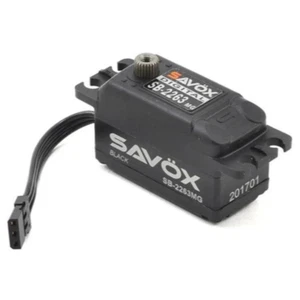Savox Brushless Servo Low Profile Black Edition High Speed Metal Gear SB-2263MG - Picture 1 of 1