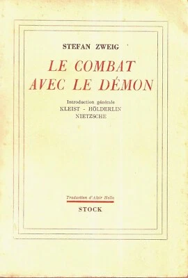 STEFAN ZWEIG - LE COMBAT AVEC LE DEMON - STOCK 1937 -  NON COUPEE - BE - Photo 1/4