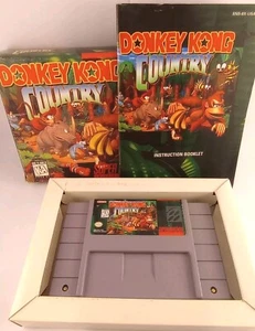 Donkey Kong Country SNES Complete CIB | 1994 | Tested, Great Condition - Picture 1 of 8