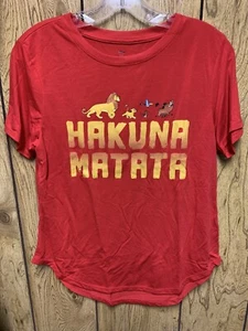 The Lion King Hakuna Matata Junior T-Shirt Size Large NWOT - Picture 1 of 4
