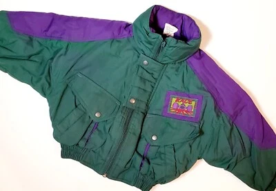 Chaqueta Abrigo Vintage Años 80 C Young Ski Puffer Cremallera Edad 2/3 Años Foto 1 de 4