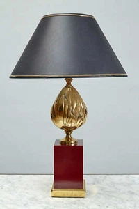 Lotus Table Lamp by Diderot France c1980 - Picture 1 of 12