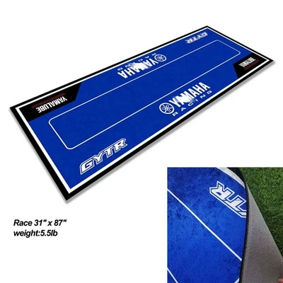 Alfombrilla de garaje para motocicleta taller para Yamaha YZF R1 R3 R6 R7 31"" x 87"" Foto 1 de 4