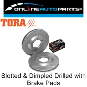 2 Front Disc Rotors + Brake Pads for Holden Rodeo RA 2003-2008 4X4 Ute - Picture 1 of 4
