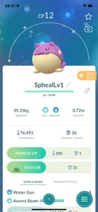 Pokemon Trade - Shiny Spheal Lv1 TRADE !! 30 Days Friendship Bonus !! - Picture 1 of 1