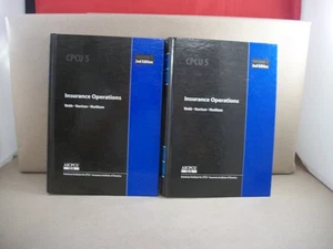 "Insurance Operations" (CPCU 5) Volume 1 & 2 Hardcover 2nd Edition 1997 - Picture 1 of 8