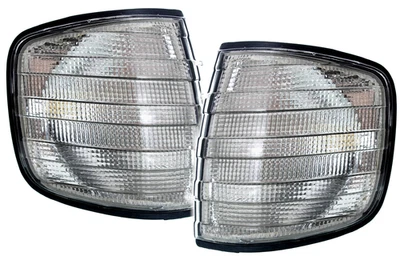 Frontblinker Set für Mercedes S-Klasse W126 Limo in Smoke Grauer Blinker - Bild 1 von 4