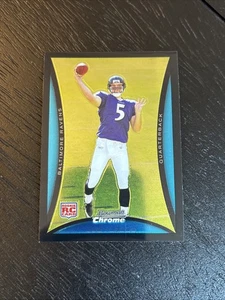 Bowman Chrome #BC61 2008 Joe Flacco radiocontrol novato - Imagen 1 de 2