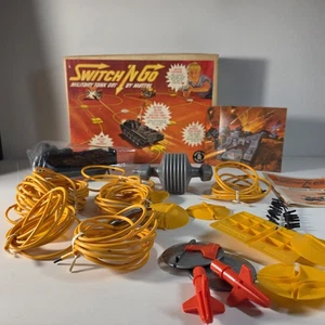 VINTAGE 1965 MATTEL "SWITCH-N-GO" Military Tank Set Complete And Working. - Bild 1 von 10