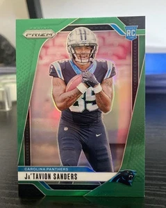 Ja'Tavion Sanders 2024 Panini Prizm #343 Green Rookie RC - Bild 1 von 2