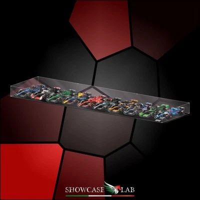 TECA IN PLEXIGLASS ACRILICO-SHOWCASE-TECA PER SET LEGO®  SPEED CHAMPIONS F1- - Imagen 1 de 4