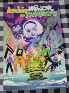 Archie Vs Minor Threats Signed 11x17 SDCC 2025 Exclusive Blum Heague Lee - Picture 1 of 1