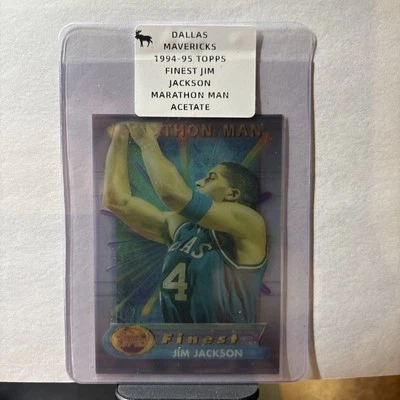 Jim Jackson Topps Finest Marathon Man 1994-95 Foto 1 de 2