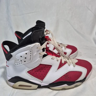 Air Jordan 6 Retro Carmine 2021 Men’s Size 8 Shoes CT8529-106 - Image 1 of 4