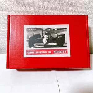 Kit de garaje Studio 27 coche Ferrari 187/88C GP de Italia 1988 1/20 con caja f/s fedex - Imagen 1 de 5