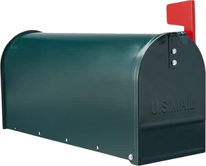 ALUBOX Cassetta Posta Americana 22X17X48 Cm Cassetta Postale in Lamiera Zincata - Foto 1 di 12