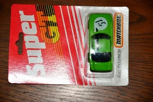 Matchbox Super GT 1986 sellado en tarjeta raro color verde coche de carreras - Imagen 1 de 2