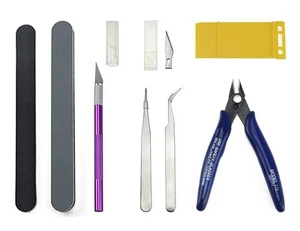 Professional 8 PCS Model Tools Kit Modeler Basic Tools Craft Set Hobby Buildi... - Picture 1 of 6