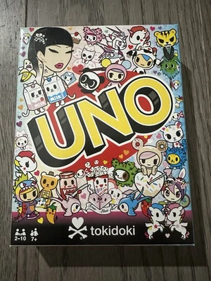 Tokidoki Art UNO Card Game Mattel Creations Simone Legno Design Characters Cards - Image 1 of 2