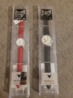 Lot of 2 Disney Christmas Watches Tinkerbell and Mickey New Disney World