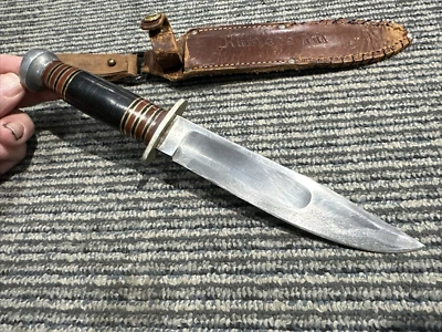 Rare  Utica Knife & Razor Czechoslovakia Fighting Knife - Image 1 of 4