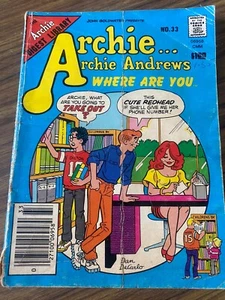 1984 Archie Comic - ARCHIE ANDREWS WHERE ARE YOU - Archie Digest Library - #33 - Picture 1 of 3