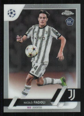 2022-23 Topps Chrome UEFA Club Competitions #53 Nicolo Fagioli - Image 1 of 2