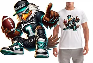 New W/ Tags Philidelphia Eagles Quality Wicking T-Shirt / Performance Shirt - Picture 1 of 2