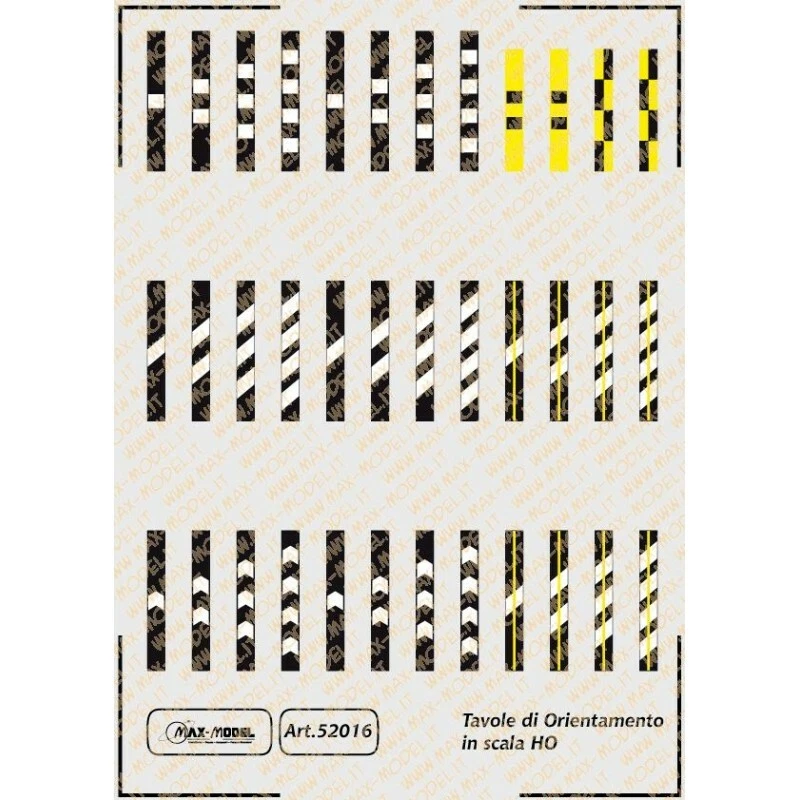 M52016 Max Model HO Decal Tavole di orientamento FS, 2 serie per tipo scala 1/87 - Immagine 1 di 1