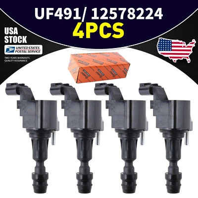 Ignition Coils OEM Quality UF-491/12578224 4Pcs For Chevrolet Orlando 2012-2014 - Image 1 of 4
