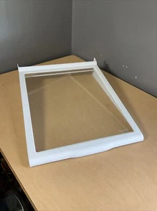 GENUINE KENMORE KITCHENAID WHIRLPOOL REFRIGERATOR GLASS SLIDE OUT SHELF - Picture 1 of 5