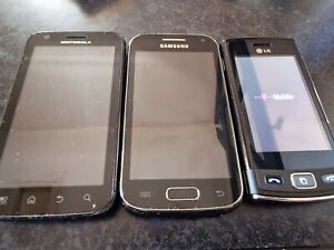 Joblot 3x Retro Touchscreen Mobile Phone,  Samsung,  LG, Motorola