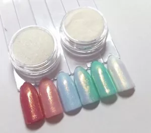 NailArt MERMAID EFFECT MEERJUNGFRAU Pigment Glitter 3ml Trend magic Glimmer - Picture 1 of 13