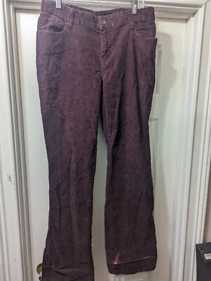 CALÇA FEMININA CALVIN KLEIN RETA VELUDO BORDÔ, 12 - Imagem 1 de 4