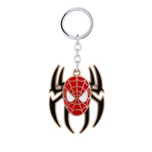 Llavero colgante con dije de películas/cómics con máscara de Spider-Man - Imagen 1 de 1