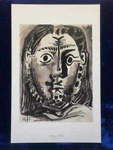 Testa di un uomo pablo picasso ristampa arte 11x17 - Foto 1 di 2
