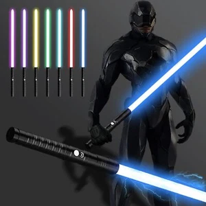 Lightsaber RGB Heavy Dueling Metal Handle Light Saber Toy 7 Colors Changeable,UK - Picture 1 of 27